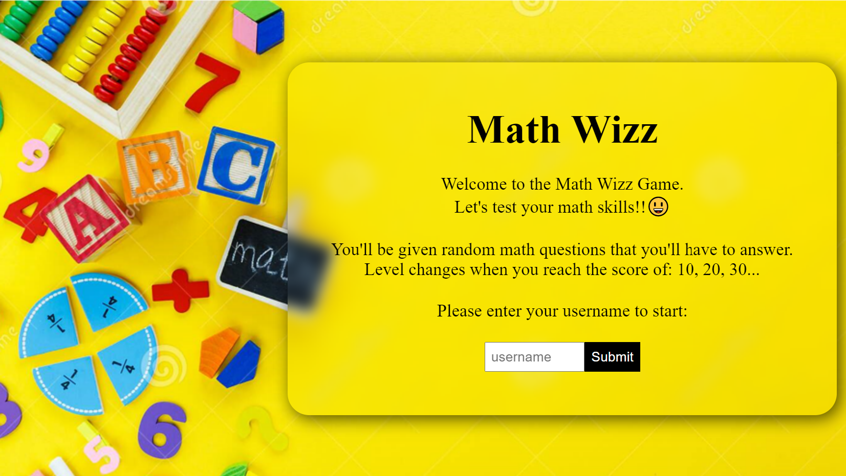 math wizz project image